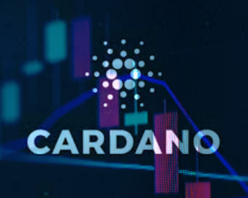 Cardano logo chart background